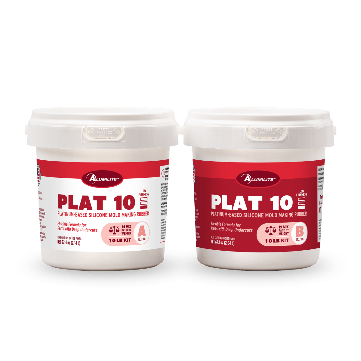 Plat 10 Platinum-Based Silicone Mold Making Rubber - Alumilite