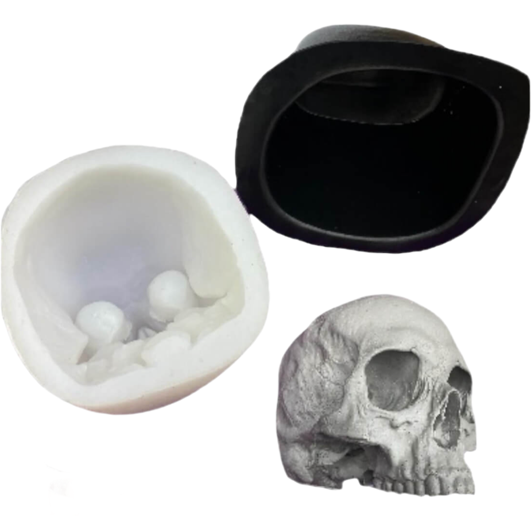 Flat Back Jawless Skull Alumilite flat-back-jawless-skull-alumilite