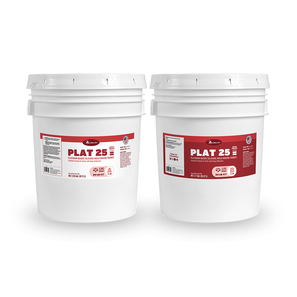 Plat 25 Platinum-Based Silicone Mold Making Rubber - Alumilite