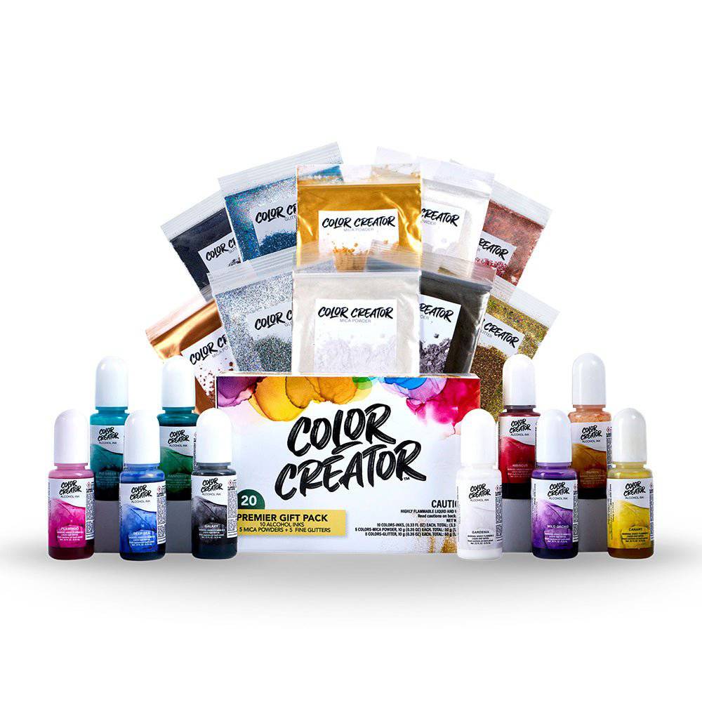 Color Creator Premier Epoxy Additives Kit - 20 pack - Alumilite