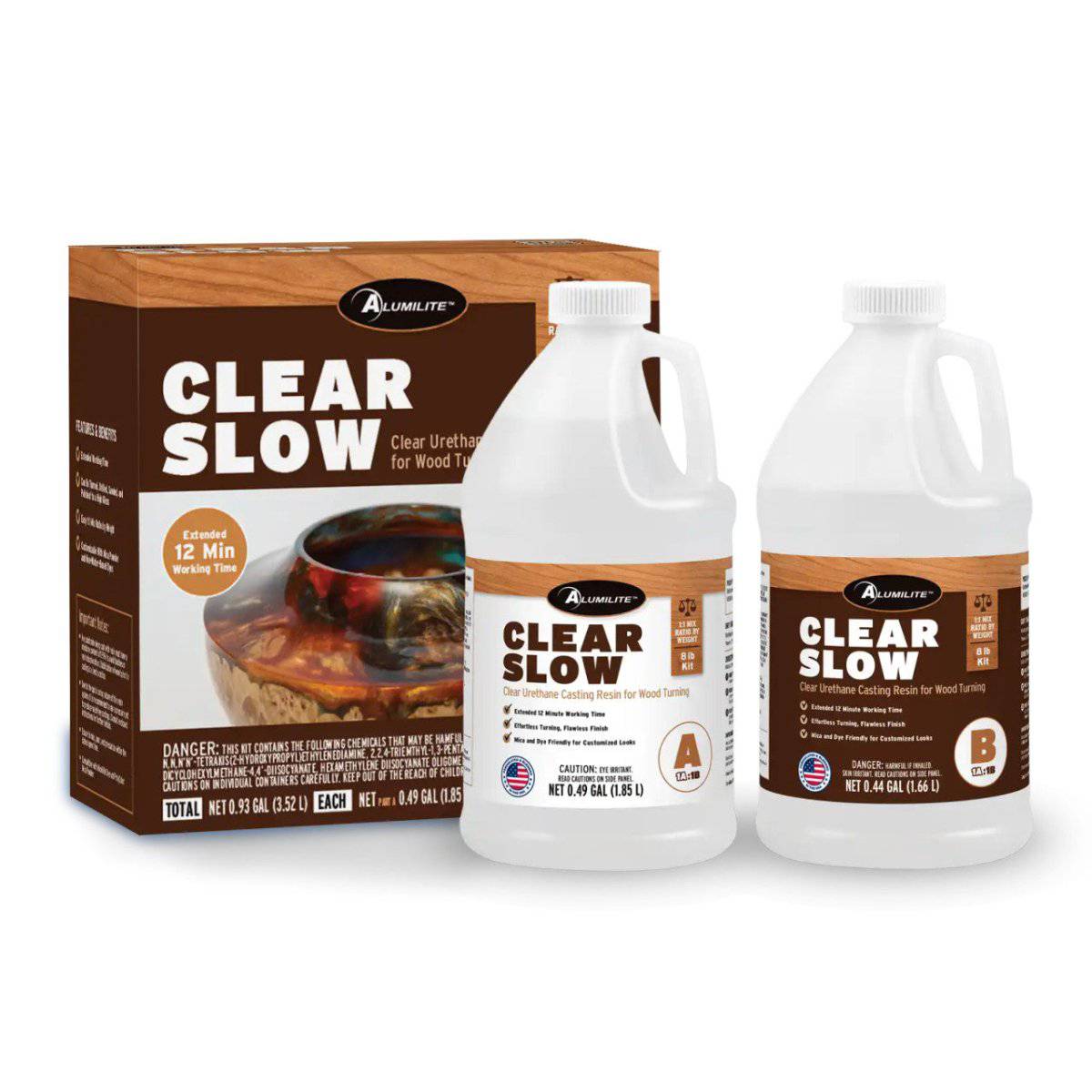 Alumilite Clear Slow Casting Resin with Extended Work Time - Alumilite