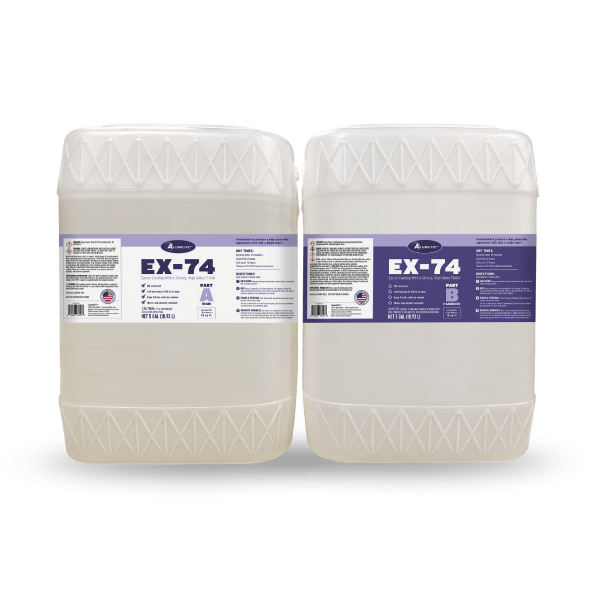 Alumilite EX-74 UV Resistant Epoxy Coating - Alumilite