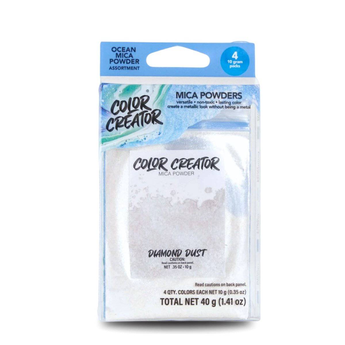 Color Creator Ocean Mica Powder 4pk 10g - Alumilite
