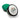 Two small containers of Debbie Shimmer green pigment paste with black lids and vibrant green contents, displayed on a light gray background with one container open to reveal the shimmering paste inside.