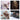 Collage of ceramic art creation process with various stages of sculpture.