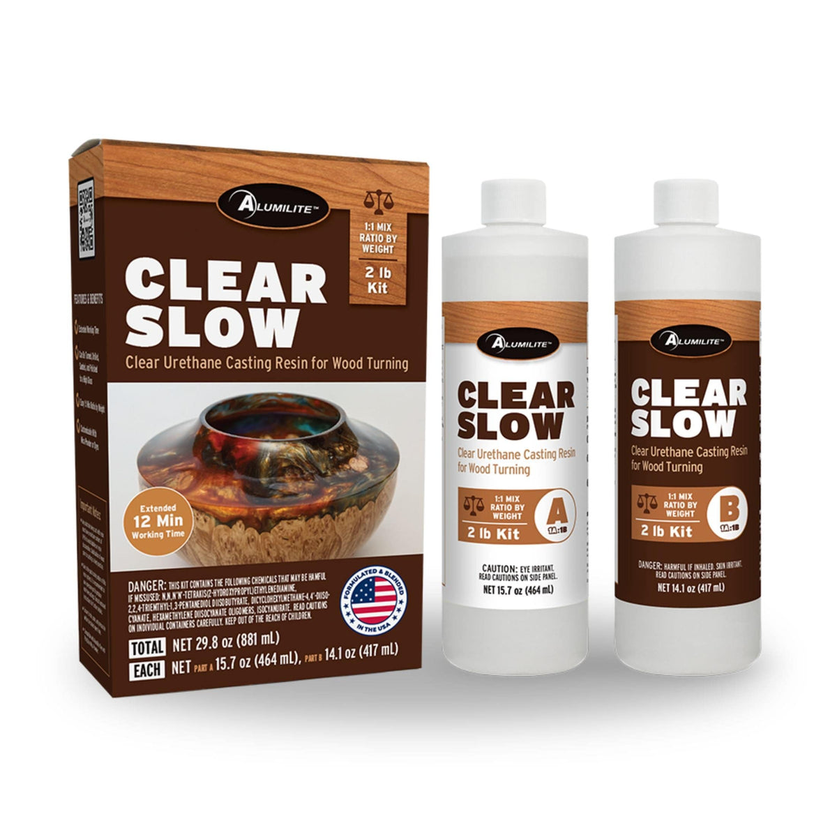 Alumilite Clear Slow Casting Resin with Extended Work Time - Alumilite